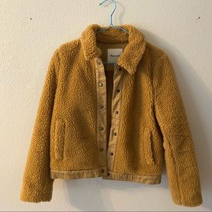 Madewell teddy bomber jacket
